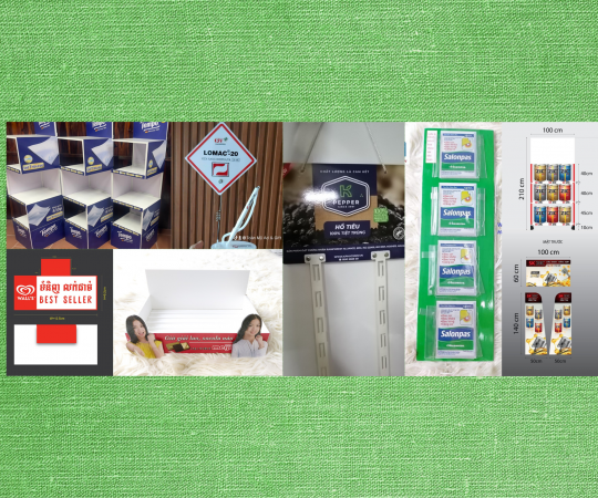 POSM-HANGER SẮT- HANGER PVC - HANGER NHỰA PP -POSTER NHỰA PP- KỆ SẮT -POSTER HÚT NỔI