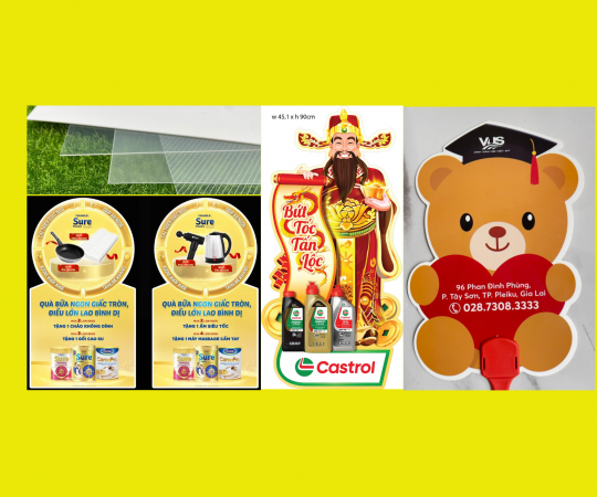 TẤM NHỰA PP - NHỰA PP MẶT BÓNG - NHỰA PP MẶT MỜ - NHỰA PP VÂN XÉO - IN UV - CỜ DÂY NHỰA